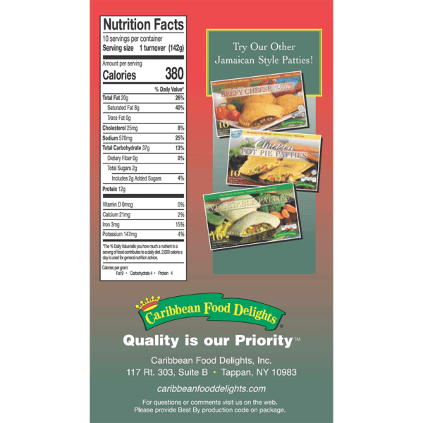 10 Pack Spicy Beef Nutritional Facts