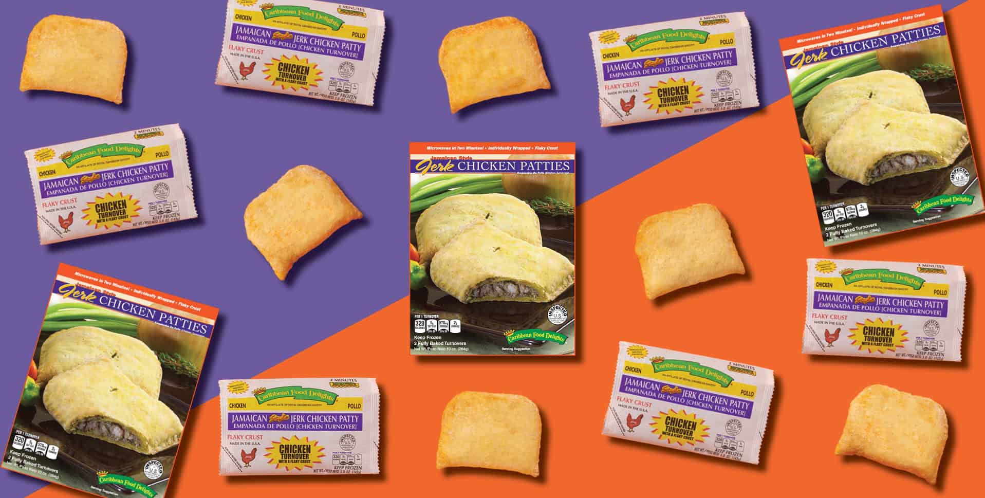 Caribbean Food Delights Jamaican Style Spicy Beef Patties, 10 ct.