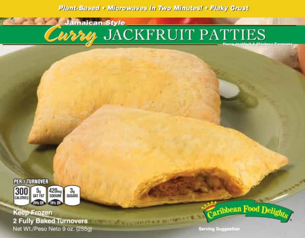 curry jackfruit patties 2 pack horizontal