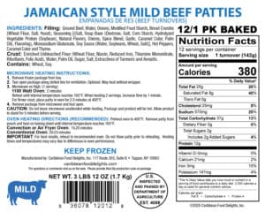 mild beef patties 12 single pack labels 4x5 2022