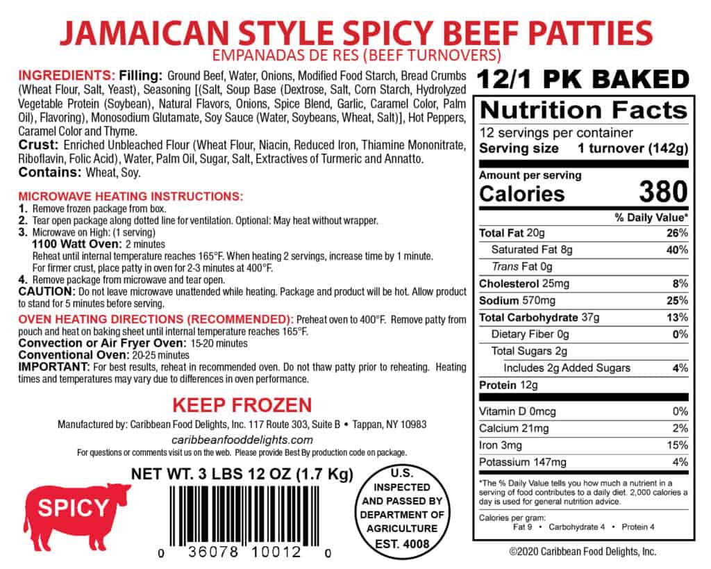 spicy beef patties 12 single pack labels 4x5 2022