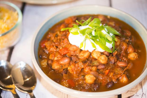 3 bean chili